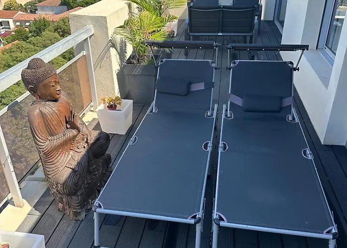 2 Bedrooms 2 Baths 2 Wcs Terrasse Juan Les Pins Apartamento *