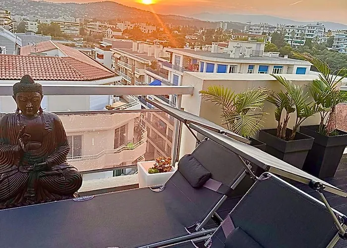 Apartamento 2 Bedrooms 2 Baths 2 Wcs Terrasse Juan Les Pins *